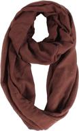 🧣 stylish solid color infinity lightweight women's scarves & wraps: must-have accessories for women логотип