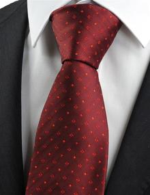 img 2 attached to KissTies Polka Pink Dots Necktie Men's Accessories good for Ties, Cummerbunds & Pocket Squares