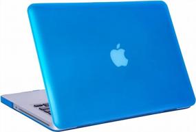 img 2 attached to Защитите свой MacBook Pro 13 дюймов, модель A1278, с помощью жесткого чехла и аксессуаров Se7Enline — цвета морской волны
