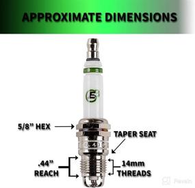 img 4 attached to 🔥 E3 Spark Plugs E3.40 Premium Automotive Spark Plug: Harness the Power of DiamondFIRE Technology (Pack of 1)