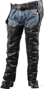 img 3 attached to Xelement B7700 Motorcycle Leather Chaps