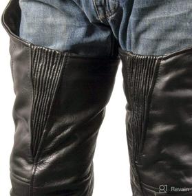 img 4 attached to Xelement B7700 Motorcycle Leather Chaps