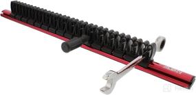 img 4 attached to 🔧 Red ABN Universal Magnetic Hand Tool Holder - Organize up to 16 Tools with Screwdriver Storage Organizer Tray Rack