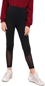 img 2 attached to 🩳 SEO-optimized Product Title: Ripped Leggings Tights - Skinny Girls' Clothing by Romwe