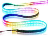 aclorol ws2812b 144 pixels rgb led strip: programmable dream color lighting with 1m 144 leds, weatherproof and individually addressable логотип