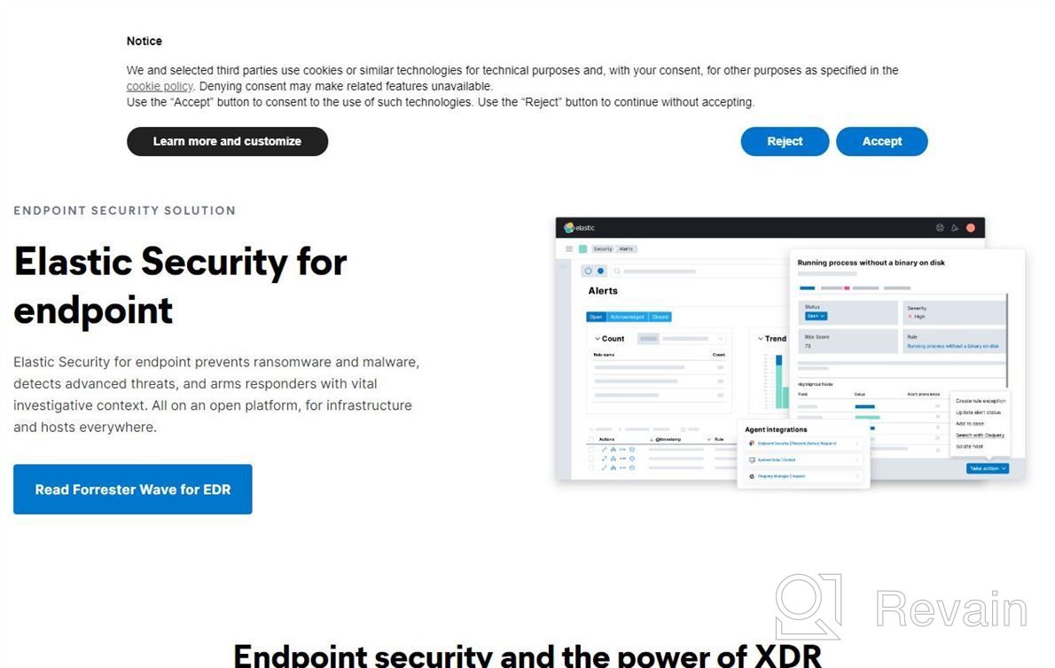 img 1 attached to Elastic Endpoint Security review by Scott Gafur