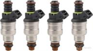 high-performance fuel injectors 0280155868 & 0280155811 for chrysler dodge mitsubishi - set of 4 - 36 lb (380cc/min) by mostplus логотип