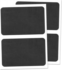 img 4 attached to Easily Organize With Reusable 6" X 4" Chalkboard Labels - 50 Pack