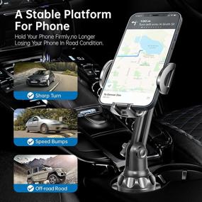 img 3 attached to Car Cup Holder Phone Mount Adjustable Automobile Holder Samsung Accessories & Supplies and Vehicle Electronics Accessories