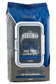 img 1 attached to Men'S Pore Refining Face + Body Cleansing Wipes - 60 Count Pack