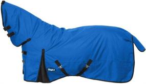 img 1 attached to 🔵 Tough-1 1200D Combo Turnout Blanket 300g 78 Inch Royal Blue