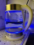 img 1 attached to Kettle Moulinex BY600130 GLASS KETTLE, white review by Mria Szitr ᠌