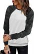 get in style with sidefeel women's camo print sweatshirt jumper top- long sleeve and crewneck logo