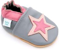 dotty fish leather shoes design boys' shoes at slippers logo