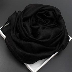 img 1 attached to Bettli Womens Pashminas Evening Wedding Women's Accessories : Scarves & Wraps