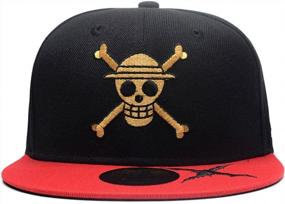 img 3 attached to Quanhaigou Adjustable Snapback Hat For Men Women,Unisex Hip Hop Baseball Cap Flat Bill Brim Dad Hats