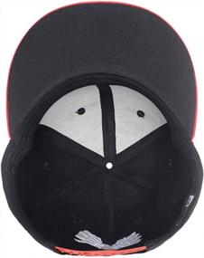 img 1 attached to Quanhaigou Adjustable Snapback Hat For Men Women,Unisex Hip Hop Baseball Cap Flat Bill Brim Dad Hats