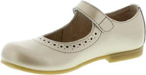 img 4 attached to FOOTMATES Custom Fit Slip Resistant Non Marking Outsoles Girls' Shoes ~ Flats