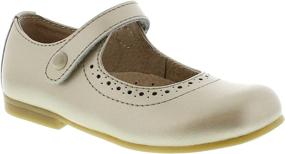 img 1 attached to FOOTMATES Custom Fit Slip Resistant Non Marking Outsoles Girls' Shoes ~ Flats