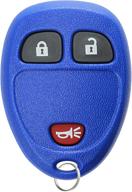 🔒 улучшите безопасность своего автомобиля с брелоком keylessoption keyless entry remote control car key fob replacement для 15913420 синего цвета. логотип