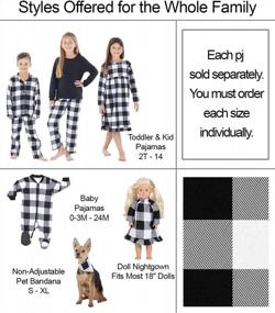 img 2 attached to 🎅 Cozy up this Christmas with SleepytimePJs Matching Plaid Flannel Pajamas for the Whole Family
