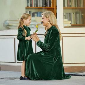 img 3 attached to 👗 Mumetaz Dresses: Stylish Stretchy Matching Clothing for Girls' Wardrobe