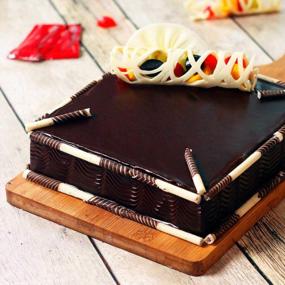 img 2 attached to European-Grade Silicone Cake Pan By Aokinle - 8 Inch Square Non-Stick Bakeware Brownie Pan, Reusable And Food-Grade Cake Mold, BPA Free For Optimum Baking Results