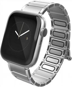img 4 attached to Обновите свои Apple Watch с помощью ремешка Raptic Classic для серий 1–5 (серебристый)