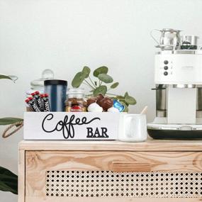 img 3 attached to Create A Rustic Coffee Station With Our Wood Organizer Box And Coffee Bar Accessories - Keep Countertops Tidy And Coffee Pods Handy