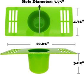 img 2 attached to Improve Your Golf Game With Indoor Practice Hole For Putters - Only For 10-Inch Long X 4.25-Inch Wide Vents