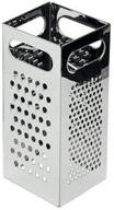 🧀 update international's commercial-quality stainless steel box grater - versatile 4-in-1 slicer, vegetable & cheese grater logo