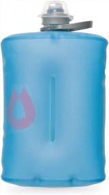img 4 attached to Ultralight And Packable Water Bottle - Hydrapak Stow - Collapsible Squeeze Bag Pouch For Travel