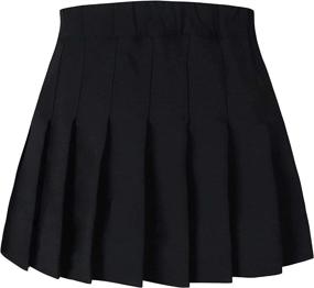 img 3 attached to Cromoncent Pleated School Uniform Skirts Girls' Clothing at Skirts & Skorts