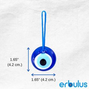 img 3 attached to Elevate Your Décor With Erbulus Turkish Blue Evil Eye Beads - 12 Pack Perfect For Home Protection And Wedding Favors