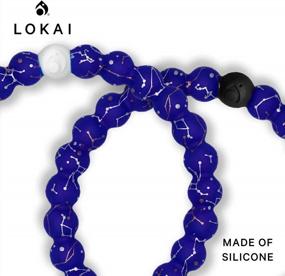 img 3 attached to Силиконовые браслеты из бисера со знаком зодиака от Lokai - модные украшения для женщин и мужчин с удобной накладкой, идеальные астрологические подарки для женщин