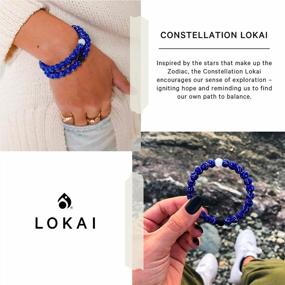 img 1 attached to Силиконовые браслеты из бисера со знаком зодиака от Lokai - модные украшения для женщин и мужчин с удобной накладкой, идеальные астрологические подарки для женщин