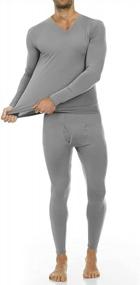 img 3 attached to Stay Cozy In Cold Weather With Thermajohn Men'S V-Neck Thermal Underwear Set