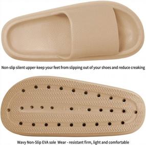 img 3 attached to Men & Women Waterproof Anti-Skid Pelvic Floor Cushioned Pool Slippers - Extra Thick, Stench Resistant & Mud Free!