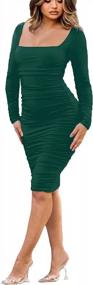 img 4 attached to Elevate Your Look With Elegant One-Shoulder Midi Dresses For Cocktail Parties And Events