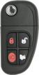 enhanced keyless remote with flip design for fcc nhvwb1u241 compatible vehicles - keyless2go replacement logo