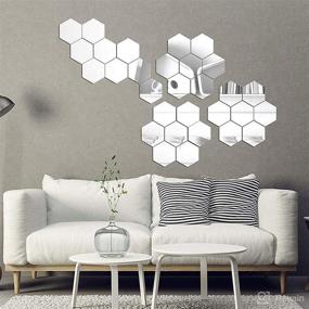 img 3 attached to Sticker Hexagon Decorative Plastic Decorations Nursery -- Décor