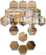 sticker hexagon decorative plastic decorations nursery -- décor логотип