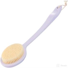 img 4 attached to Olpchee Handle Shower Scrubber Bristles Cleaning Supplies