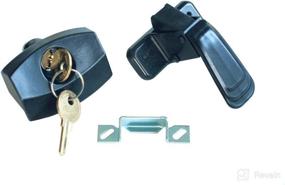 img 1 attached to 🔒 RV Designer E312: Black Folding Camper Latch for High-Quality Exterior Hardware