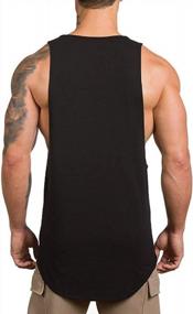 img 2 attached to Get Pumped With Rexcyril Men'S Sleeveless Gym Tank Top For A Perfect Bodybuilding Workout