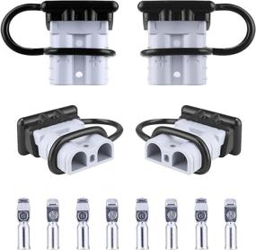 img 4 attached to 🔌 MUYI 4-pack 50A Anderson Connectors for Quick Battery Cable Connections in Automotive Applications, 12-36V DC