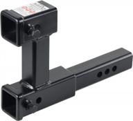toptow 2-inch receiver dual hitch extension - extend up to 10 inches with 7.5 inch riser logo