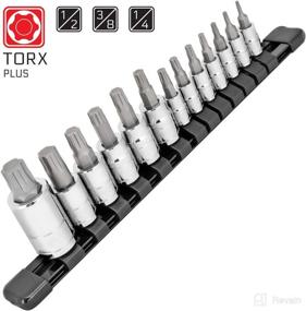 img 3 attached to CARBYNE Torx Plus Bit Socket Set - 13 Piece, IP-8 to IP-60, S2 Steel Bits, CRV Sockets