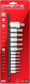 img 4 attached to CARBYNE Torx Plus Bit Socket Set - 13 Piece, IP-8 to IP-60, S2 Steel Bits, CRV Sockets