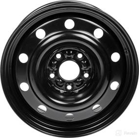 img 3 attached to 🔧 Dorman 939-243 17 x 6.5 In. Black Steel Wheel - Compatible with Chrysler/Dodge Models